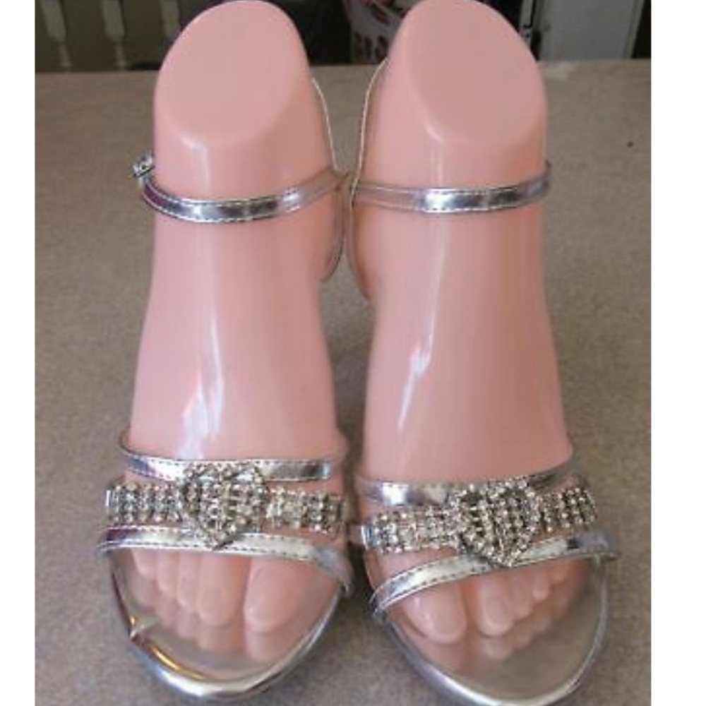 DEB open toe high heel